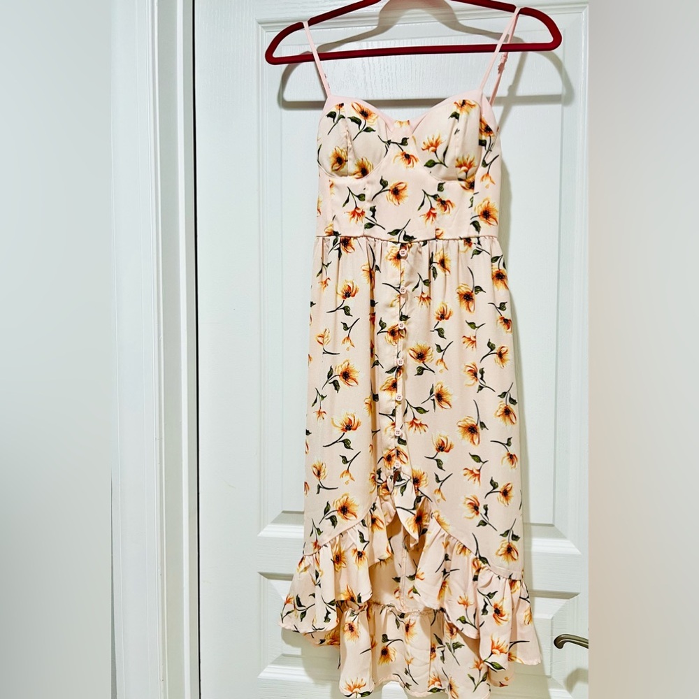 Sleeveless Floral Dress